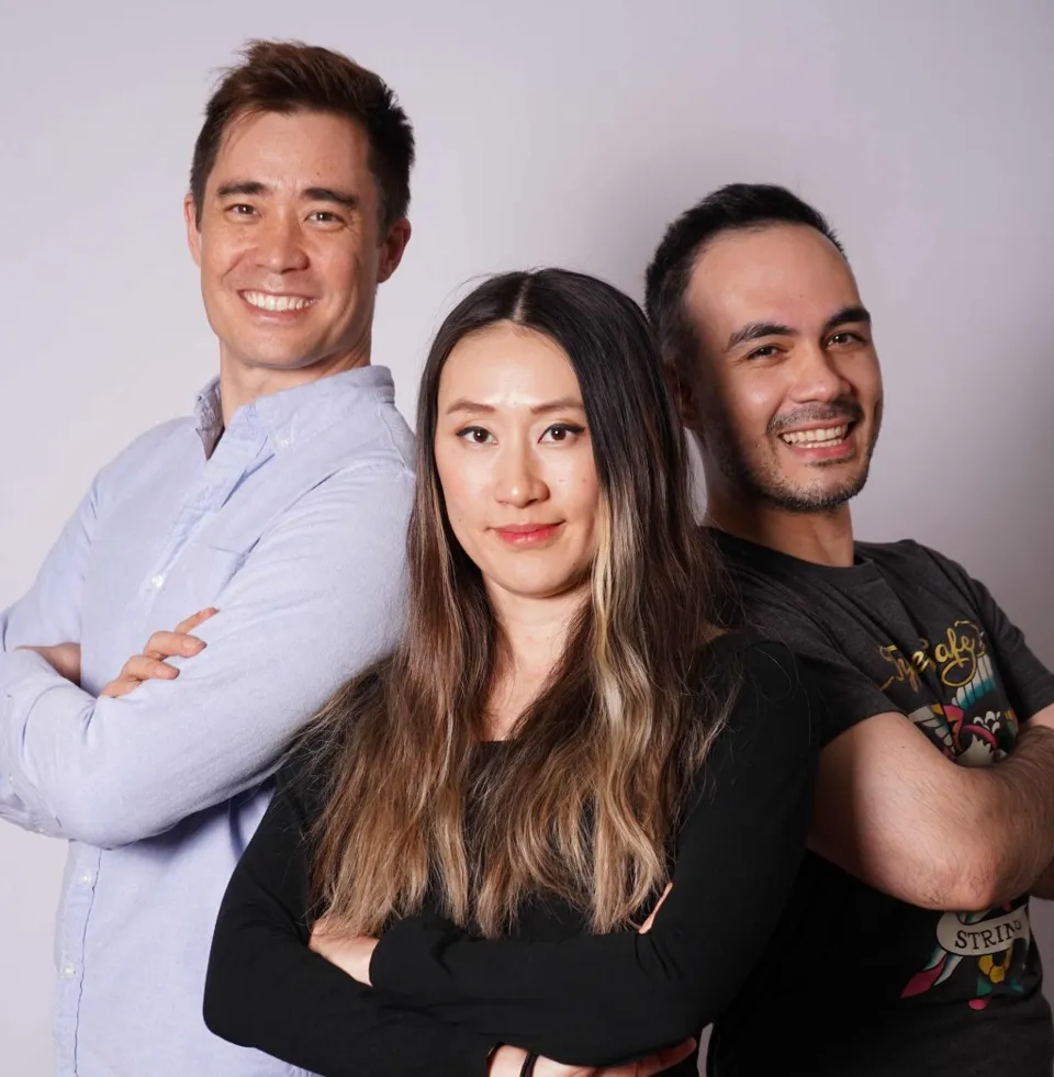 TypeSafe AI 联合创始人 Erik Gafni、Sasha Sheng 和 Diogo Almeida。